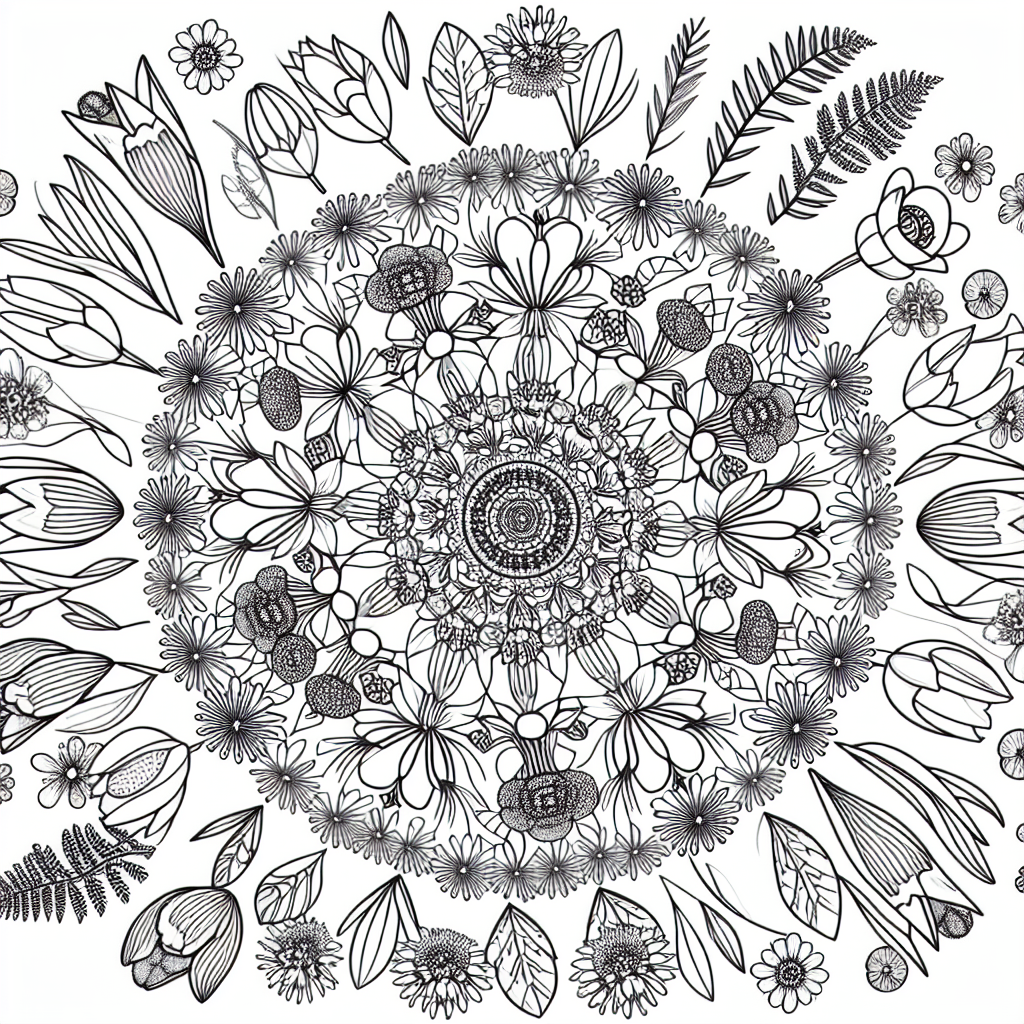 Spring Mandala Garden
